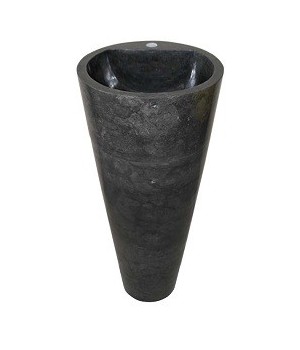 Round Pedestal Black Marble...