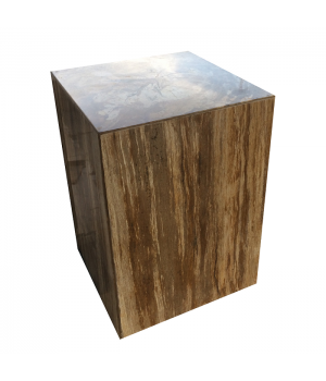 Petrified Wood Brown Stool