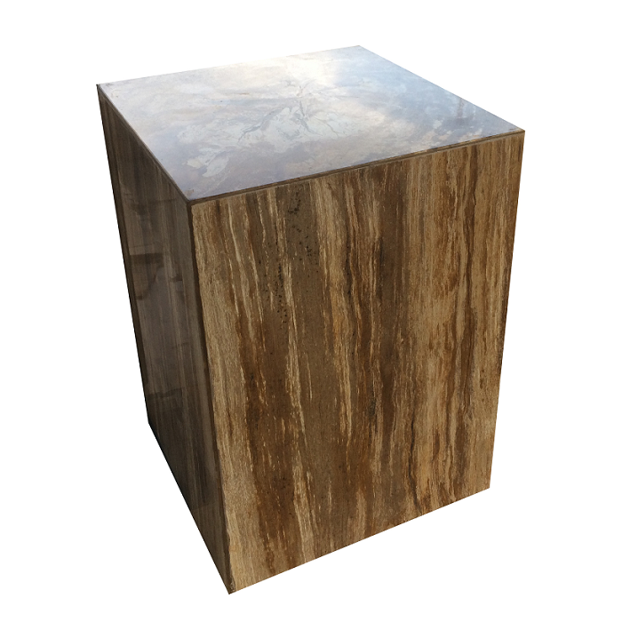 Petrified Wood Brown Stool