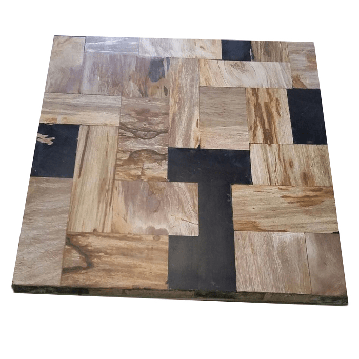 Petrified Wood Square Table