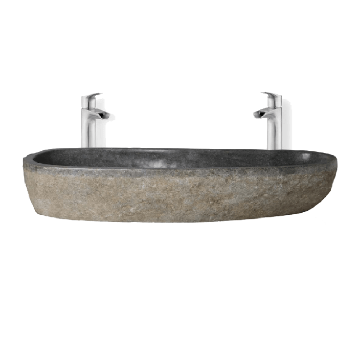 River Stone Sink Lesung