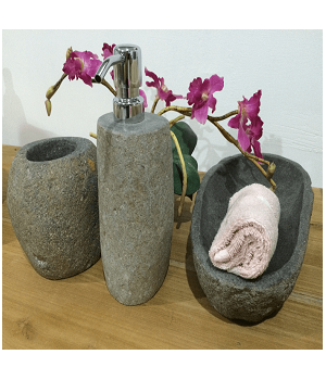 Soap Dispenser River Stone