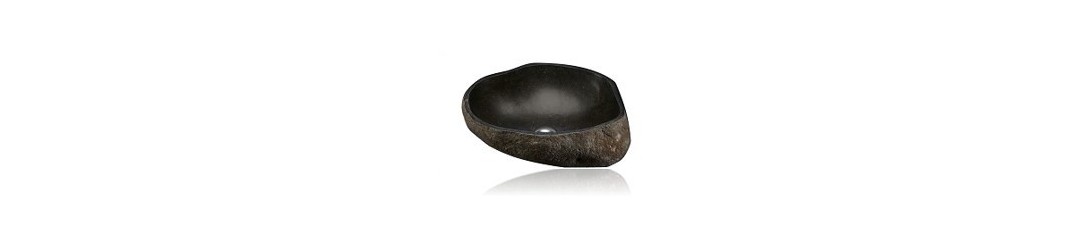 Handmade Natural Stone Sinks From Indonesia | River Stone Sinks | River Stone Basins | Stone Countertop Sinks