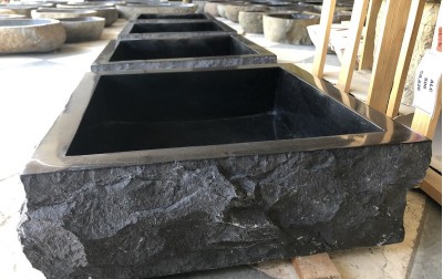 Stone Countertop Basins · Thinder Black/Grey Stone Oval Bathroom Sink · Stone Marble Countertop Basin · Basalt Stone Countertop Basin